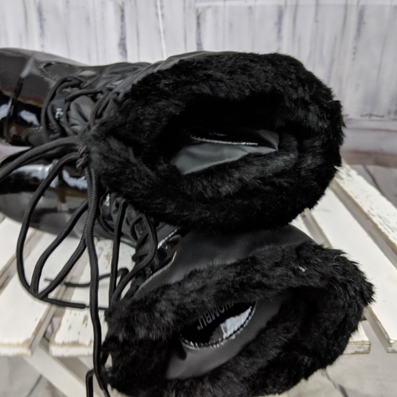 SOLD boot shoes snow warm winter khombu 9 9M blac - Picture 2 of 8